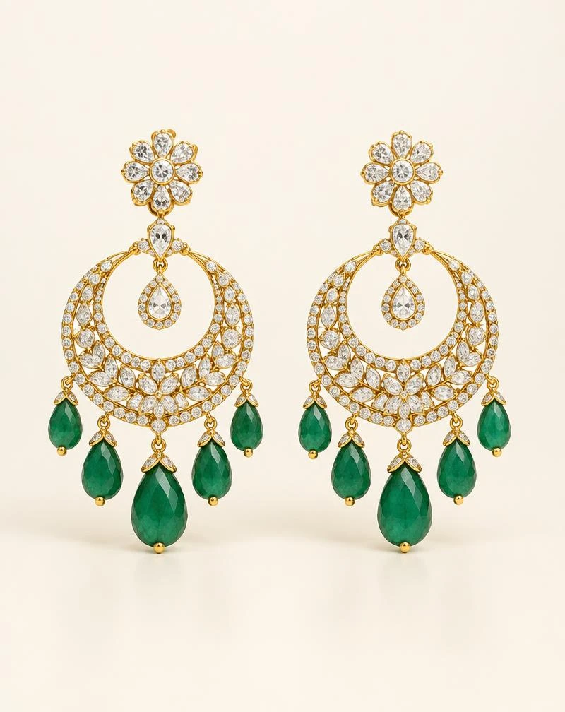 Hara Emerald Chandbalis